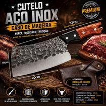 Cutelo Machadinha Carne Churrasco Cozinha Açougue Luxo SLKLAF104 Cutelo Machadinha Carne Churrasco Cozinha Açougue Luxo SLKLAF104