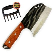 Cutelo Rústico Artesanal Churrasco Angus Full Tang Premium Inox Madeira Ponta Fina Presente Pai Amigo Natal Cozinheiro Cutelo Rústico Artesanal Churrasco Angus Full Tang Premium Inox Madeira Ponta Fina Presente Pai Amigo Natal Cozinheiro