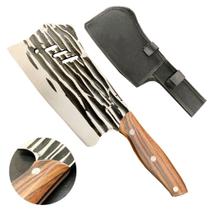 Cutelo Rústico Artesanal em Aço Inox Cabo King Churrasco Ideal para Amantes de Cutelaria Presente Pa Cutelo Rústico Artesanal em Aço Inox Cabo King Churrasco Ideal para Amantes de Cutelaria Presente Pa