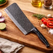 Cutelo Sultan Inox 30cm THIKA Preto e prateado