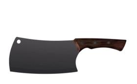 Cutelo Tramontina Churrasco Black com Lâmina de Aço Inox Escurecido e Cabo de Madeira 7"