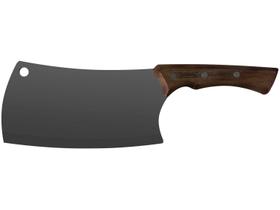 Cutelo Tramontina Churrasco Black Inox Escurecido e Cabo de Madeira 7" - 22845107