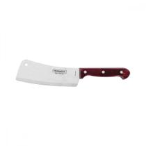 Cutelo Tramontina Polywood Lamina Inox e Madeira Vermelho 6"