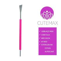 CUTEMAX - Bisturi Calosidade Dorsal em Aço Inox C/ Silicone - Profissional Podologia Manicure - 109