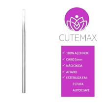 CUTEMAX - Bisturi Nuclear Estreito Profissional Podologia Manicure em Aço Inox - 209