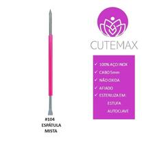 Cutemax Silicone Unitários Palito Unha Bastão Desencravador Espátula De Inox Manicure Cutemax Silicone Unitários Palito Unha Bastão Desencravador Espátula De Inox Manicure
