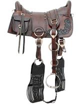 Cutiano De Arco Luxo Arreamento Completo Sem Cabeça Cavalo Passeio