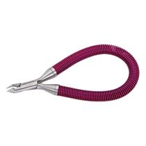 Cuticle Nipper Tweezerman Grip & Snip Spiral Spring Azul/Rosa