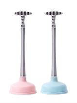 Cutieni de êmbolo de vaso sanitário com alça longa para banheiro (2 conjuntos)