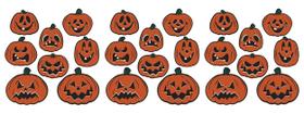 Cutouts Beistle Vintage Halloween Pumpkin 24 unidades 16,5 - 24 cm Cutouts Beistle Vintage Halloween Pumpkin 24 unidades 16,5 - 24 cm