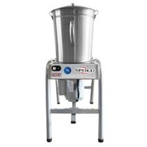 Cutter Basculante Industrial Alto Rendimento 20L SPL301 Inox Spolu 220V Cutter Basculante Industrial Alto Rendimento 20L SPL301 Inox Spolu 220V