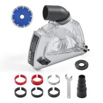Cutting Dust Shroud VEVOR para rebarbadora de 4-5 pol com acesso Cutting Dust Shroud VEVOR para rebarbadora de 4-5 pol com acesso