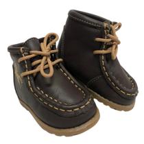 Cuturno Infantil Em Couro Legítimo Country Original Big Bull Boots Baby Marrom Café