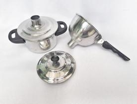 Cuzcuzeira Paulista Aluminio Polido