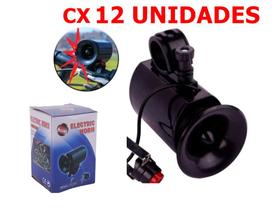 Cx 12 Buzina Para Bicicleta Com Bateria 9w 10cm Cx 12 Buzina Para Bicicleta Com Bateria 9w 10cm