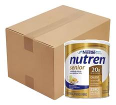 Cx 12 Nutren Senior Suplemento Pó Nestlé Sem Sabor Lata 370g Cx 12 Nutren Senior Suplemento Pó Nestlé Sem Sabor Lata 370g