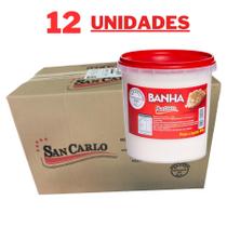 Cx 12 Un Banha Suína Natural 1L Gordura de Porco Cx 12 Un Banha Suína Natural 1L Gordura de Porco