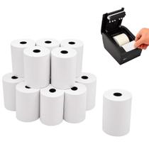 Cx 30 rolo bobina termica cupom fiscal 80x40 branca rb2