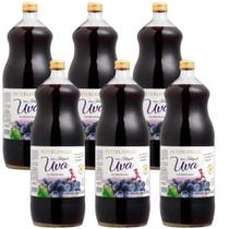 Cx 6 Suco de Uva Integral Tinto Peterlongo 1,5 l