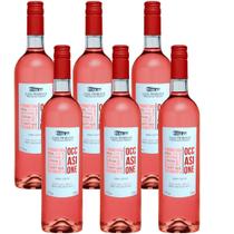 Cx 6 Vinho Fino Rose Seco Occasione Casa Predrucci 750 ml