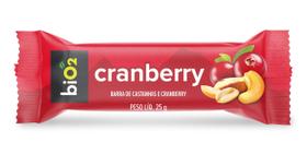 Cx Barra Castanha Frutas Vegana biO2 7Nuts 3un 25g Cranberry