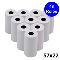CX Bobina térmica branco 57mmx22m 48 un Mega Paper