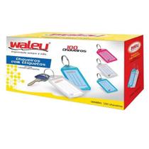 CX Chaveiro plastico c/100 Waleu CX Chaveiro plastico c/100 Waleu