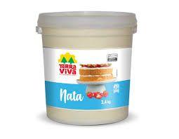 cx CREME DE LEITE NATA 45 TERRA VIVA 3,5KG Caixa com 1 Un