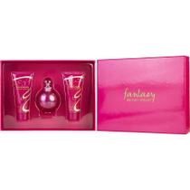 Cx De Presente Feminino Fantasy Britney Spears Britney Spears Eau De Parfum Spray 100 Ml + Body Souffle 100 Ml + Gel De Banho 100 Ml