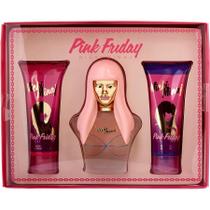 Cx De Presente Feminino Nicki Minaj Pink Friday Nicki Minaj Eau De Parfum 100 Ml + Loção Corporal 100 Ml + Gel De Banho 100 Ml