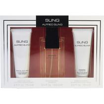 Cx De Presente Feminino Sung Alfred Sung Eau De Toilette Spray 100 Ml + Loção Corporal 75 Ml + Gel De Banho 75 Ml