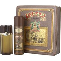 Cx De Presente Masculino Cigar Remy Latour Eau De Toilette Spray 100 Ml + Desodorante Spray 195 Ml