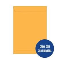 CX Envelope ouro 17,6x25cm c/250 Scrity