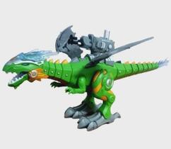 Cyber Dragão Anda Lança Dardos E Solta Fumaça c/ Som