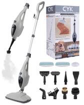CYK Mopas a Vapor para Limpeza de Pisos, Limpador a Vapor Portátil 12 em 1 para Casa, Vaporizador de Piso para Pisos de Madeira e Azulejo (Cinza) CYK Mopas a Vapor para Limpeza de Pisos, Limpador a Vapor Portátil 12 em 1 para Casa, Vaporizador de Piso para Pisos de Madeira e Azulejo (Cinza)