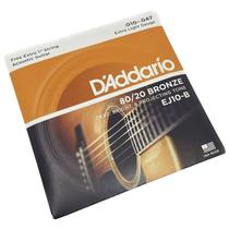 D'Addario Encordoamento 010 Para Violão EJ10-B Bronze 80/20 D'Addario Encordoamento 010 Para Violão EJ10-B Bronze 80/20
