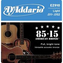 D'Addario - Encordoamento Bronze Wound 011 Para Violão EZ910 - D Addario