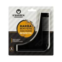 D barber - pente modelador e alinhador de barba