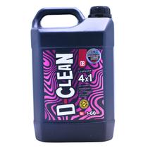 D-clean limpador 4x1 pré-lavagem desengraxante desincrustante apc ext e int 5l