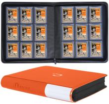 D DACCKIT Álbum para Cartas Top Loader, Capacidade para 288 Cartas - Álbum com 9 Bolsos para Cartas Rígidas de 3" x 4" para Cartas de Coleção ou Esportivas - Modelo C, Laranja Brilhante D DACCKIT Álbum para Cartas Top Loader, Capacidade para 288 Cartas - Álbum com 9 Bolsos para Cartas Rígidas de 3" x 4" para Cartas de Coleção ou Esportivas - Modelo C, Laranja Brilhante