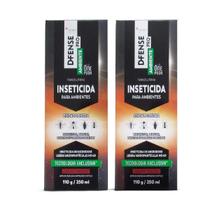 D-Fense Pro Ambiente Eficaz Contra Mosquitos Moscas Baratas Formigas 250 ml - Kit 2 embalagens