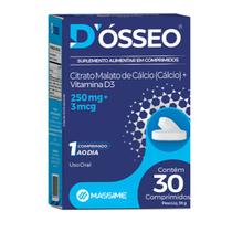 D'Ósseo D3 - 30 Comprimidos - Massime
