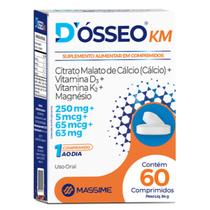 D'ósseo Km 60 comprimidos - Cálcio, Magnésio, D3 E K2