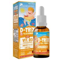 D-Trix TCM Kids Vitamina D 500UI Sabor Morango 30ml Flora Nativa D-Trix TCM Kids Vitamina D 500UI Sabor Morango 30ml Flora Nativa
