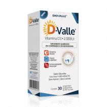 D-valle 2.000ui com 30 comprimidos orodispersíveis - dovalle