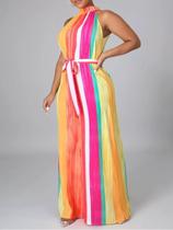 D1105-Macacão Feminino Gola Alta Pantalona Estampado Longo Z14 D1105-Macacão Feminino Gola Alta Pantalona Estampado Longo Z14