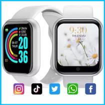 D20 Y68 Relógio Com foto Personalizada, Digital SmartWatch Feminino e Masculino Pulseira Removível - Smart-watch