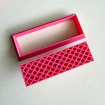 D260018 - Cortador e Marcador Waffle de Plástico Biodegradável