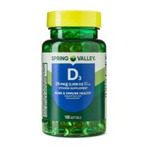 D3 25 mcg 1.000 iu spring valley