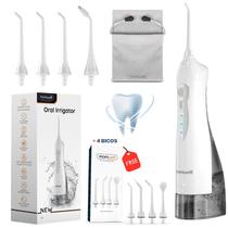 D52 KIT Irrigador Oral Para Limpeza Bucal Aparelho Dentario Protese Dentária Implante Dentario Com 8 Bicos